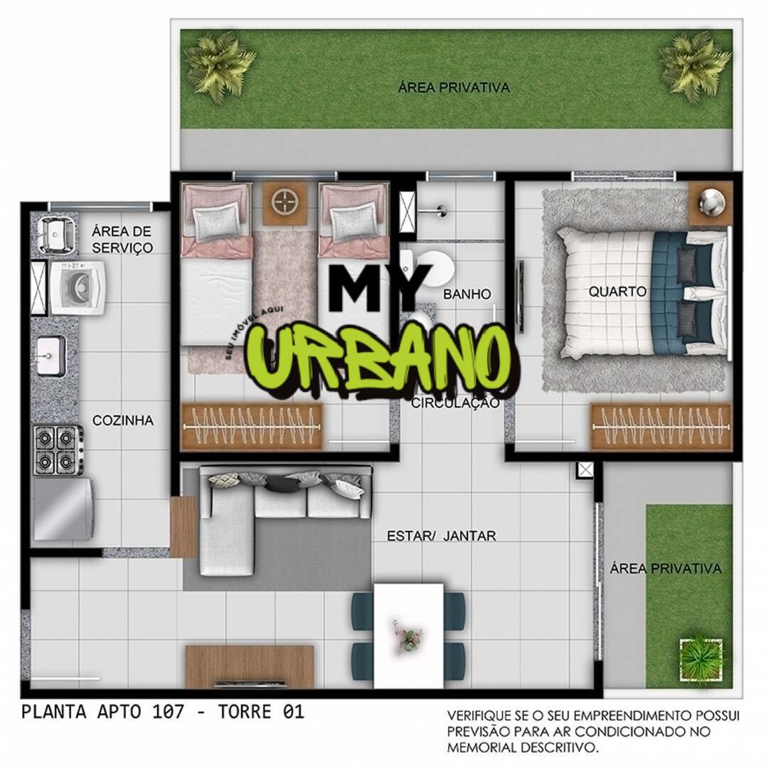 Apartamento à venda com 2 quartos, 42m² - Foto 23