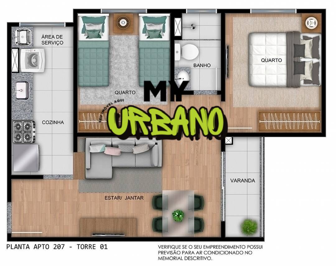 Apartamento à venda com 2 quartos, 42m² - Foto 20