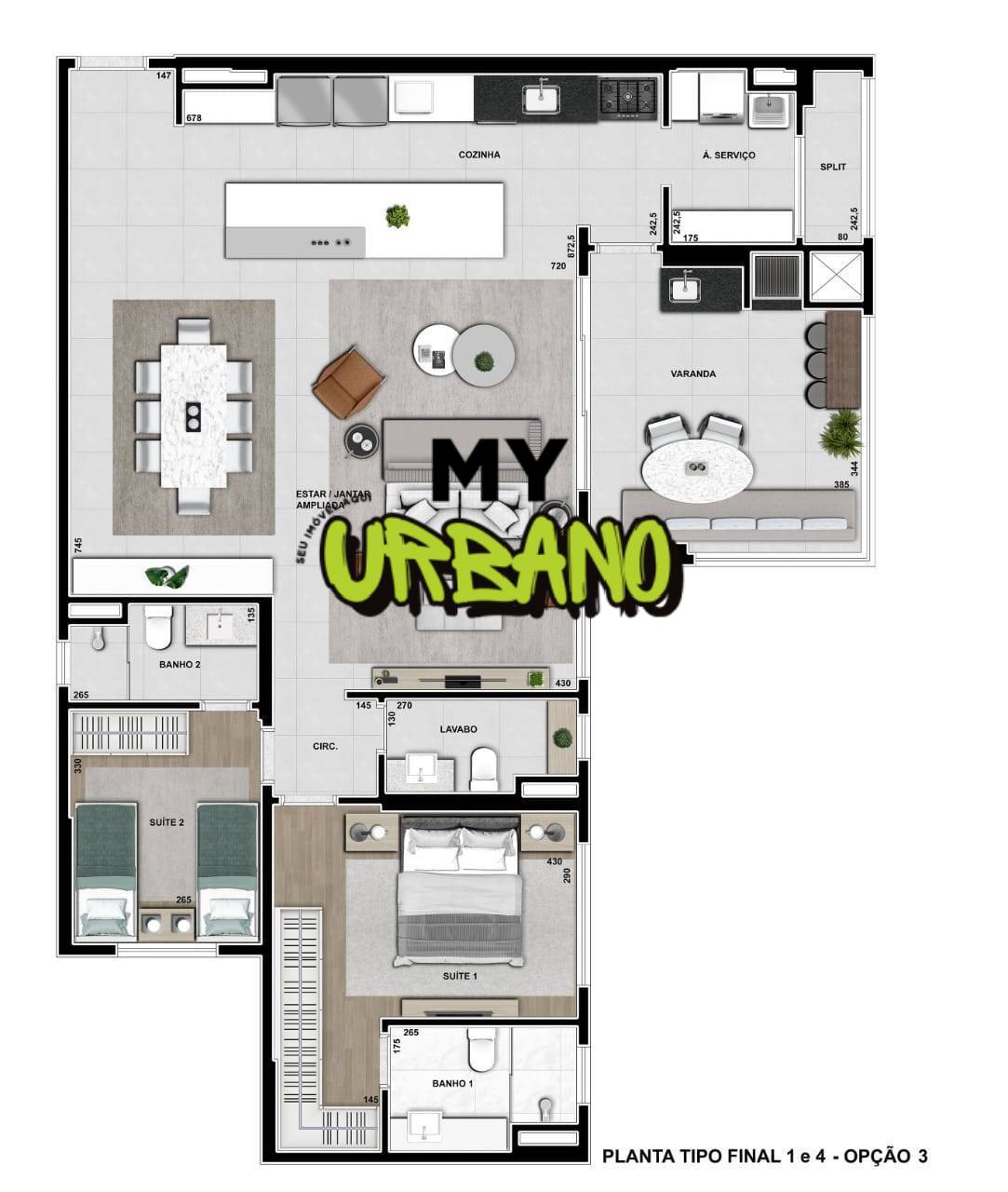 Apartamento à venda com 3 quartos, 132m² - Foto 15