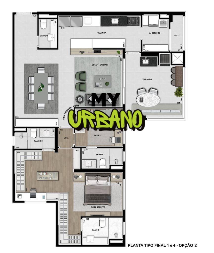 Apartamento à venda com 3 quartos, 132m² - Foto 38